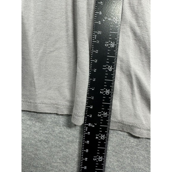 Soft Surroundings Womens Gray/White Tie Dye Long Sleeve Tunic Stretch Small Boho - Picture 4 of 6